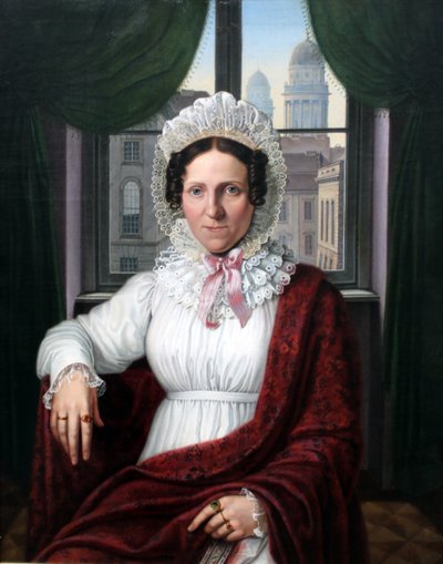 Portrait of Mrs. Luise Mila by Johann Erdmann Hummel